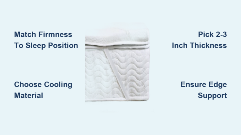 How to Choose a Mattress Topper for Back Pain