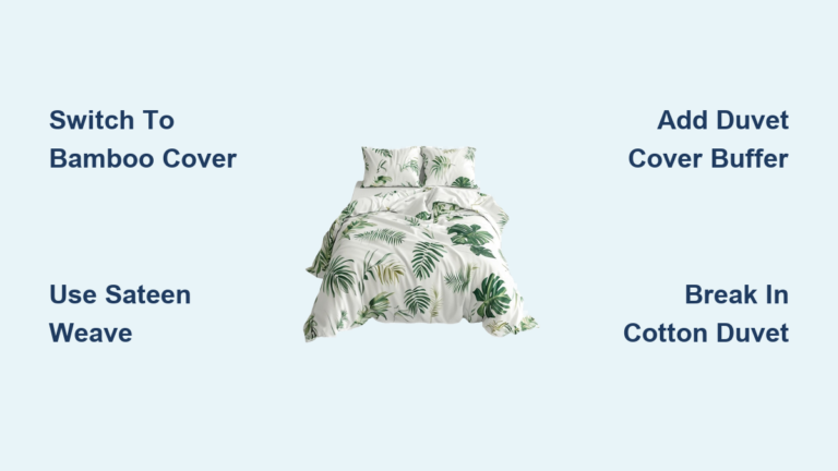 How to Make Your Duvet Less Noisy