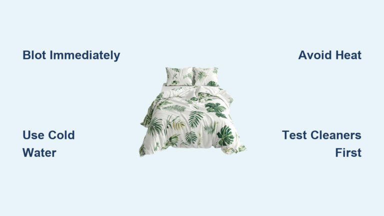 How to Get Coffee Stains Out of a Duvet