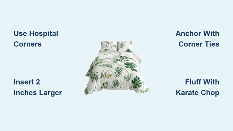 How to Make a Bed With a Duvet