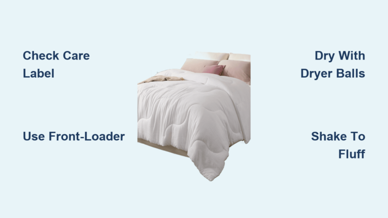 How to Wash a Duvet Insert